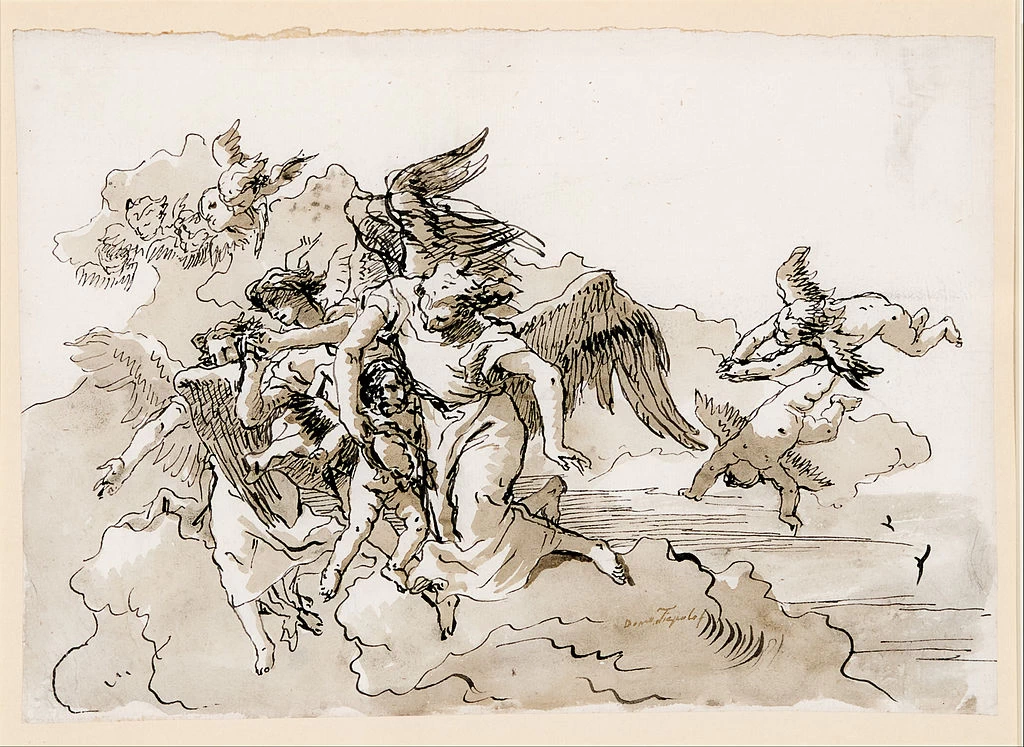 Allegoria di angeli e putti